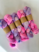 Load image into Gallery viewer, Superwash Merino - Sock Weight - Pink and Purple Neon