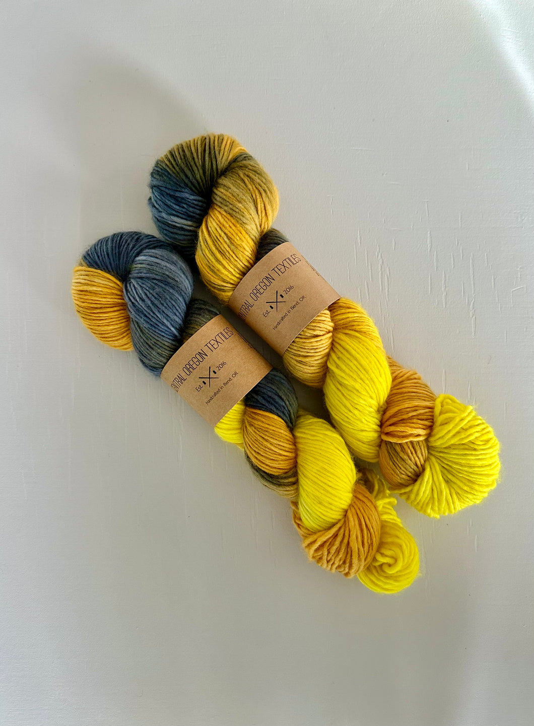 SW Merino - DK - Antique Gold. Yellow & Grey