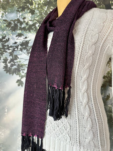 Scarf - Purple and Black