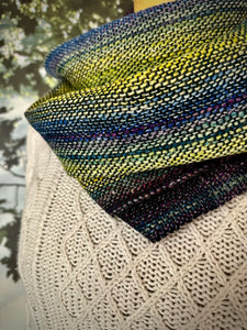 Scarf - Handspun Merino, Silk and Bamboo