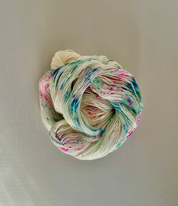 Superwash Merino - Sock Weight - Speckled Neon