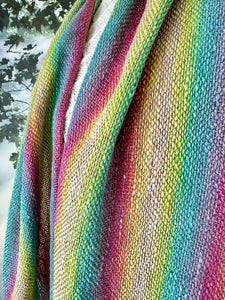 Scarf - Cotton Pastal Rainbow