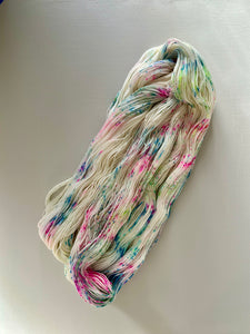 Superwash Merino - Sock Weight - Speckled Neon