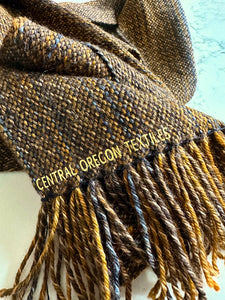 Scarf - Brown, Black and Orange