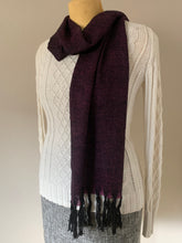 Load image into Gallery viewer, Scarf - Purple and Black