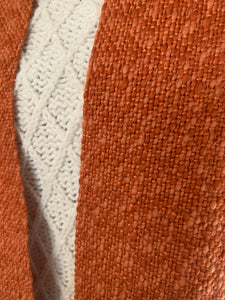 Scarf - Burnt Orange Wool and Bamboo