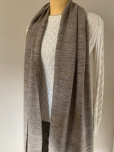 Load image into Gallery viewer, Scarf - Beige Merino Wool and Mongolian Baby Yak