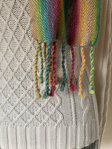 Scarf - Cotton Pastal Rainbow