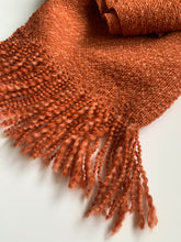 Load image into Gallery viewer, Scarf - Burnt Orange Wool and Bamboo
