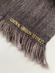 Scarf - Brown & Black Wool and Bamboo