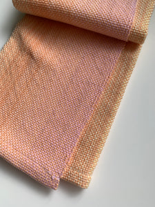 Handwoven Towel - Peach, Yellow & Pink
