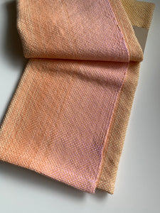 Handwoven Towel - Peach, Yellow, Orange & Pink
